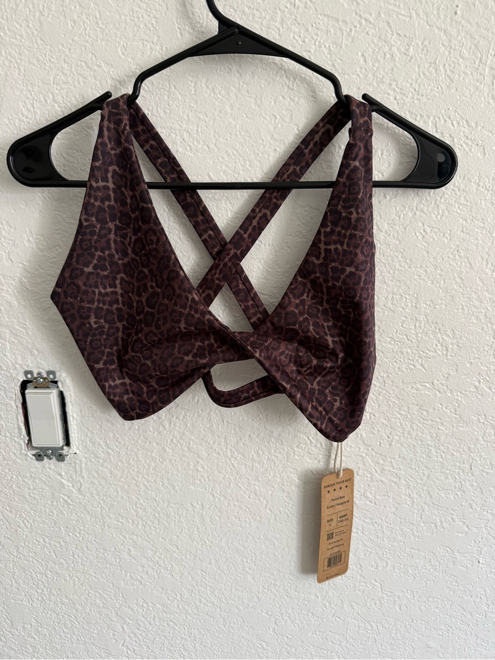 Acta sold out leopard bra